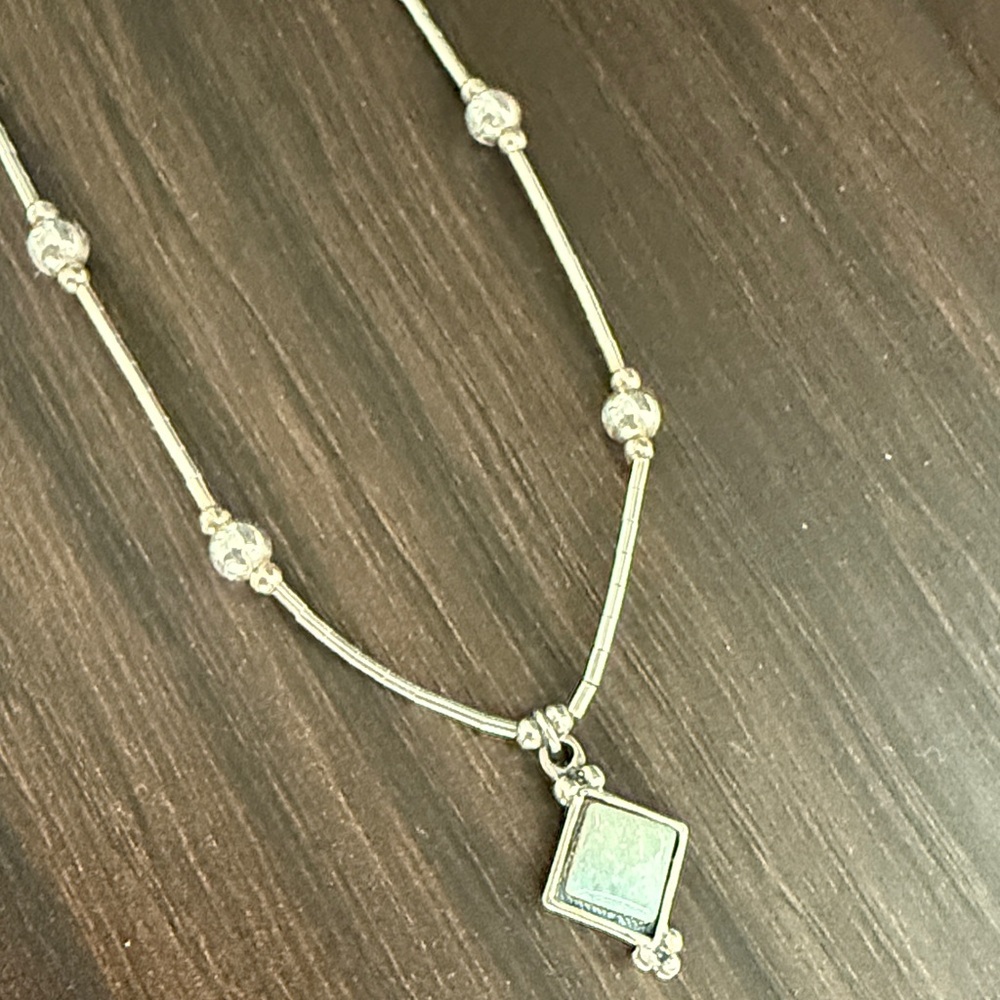 Elegant Opal Necklace with Beaded Accents